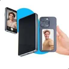 Monitor de Espelhamento de Tela para Celular SelfieVision Gravação com Câmera Traseira