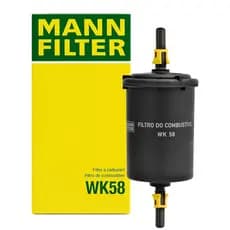 Filtro De Combustível Original Mann Filter Wk58 Filtro Multimarcas Automotivo