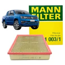 Filtro De Ar Do Motor Vw Amarok 2.0 3.0 Original Mann 2010 Até 2025