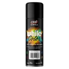 Tinta Spray Uso Geral 340ML Preto Fosco Orbi Artesanato Madeira Ferro Metal Automotiva