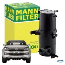 Filtro Combustível Com Encaixe Sensor Vw Amarok 2015 2016 2017 2018 2019 2020 2021 2022 Mann