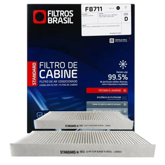 Filtro De Ar Condicionado Cabine Nissan Pathfinder 2.5 4.0 2006 Ate 2009