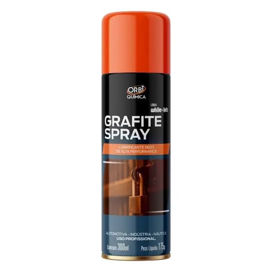 Grafite Spray Lubrificante A Seco de Alta Performance Orbi 300ml