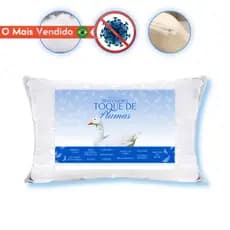Travesseiros ALTO Confort Fibra Importada Antialérgica 70x50cm Alto zíper Ajustável IMPERMEÁVEL