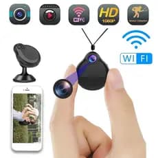 Mini Câmera Vestível 1080P Colar Pingente Mirco Gravador De Vídeo De Voz DV Remoto Com Movimento De Visão Noturna