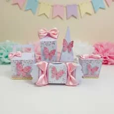 KIT CAIXAS JARDIM DAS BORBOLETAS PERSONALIZADO, JARDIM ENCANTADO, LEMBRANCINHA ANIVERSÁRIO DECORAÇÃO
