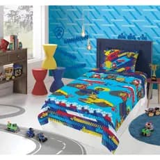 Jogo de Cama Menino 2 Peças Lençol e Capa de Fronha Estampado Infantil Solteiro Personagens Disney