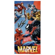 Toalha de Banho Grande Aveludada Algodão Personagens Disney Marvel DC Mattel Estampada Meninos