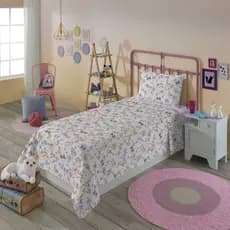 Jogo De Cama Infantil 100% Algodão Macio Estampa 3 Peças Antialérgico Menina Lepper