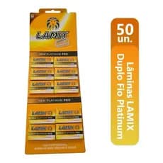 Lamix Platinum Pro para barbearias e cabeleireiro 50un