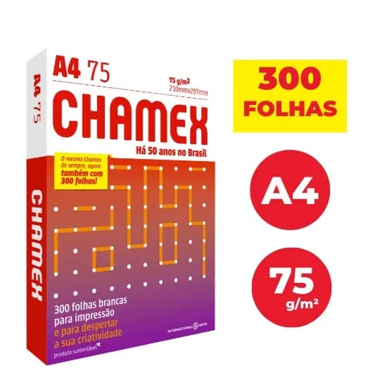 CHAMEX ED ESP 300 A4 75GRS CX 2400 FLS