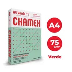 CHAMEX COLORS VERDE A4 75GRS CX 5000 FLS