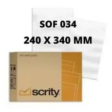 Envelope Branco 90Grs 240x340 C/250 Scrity SOF034