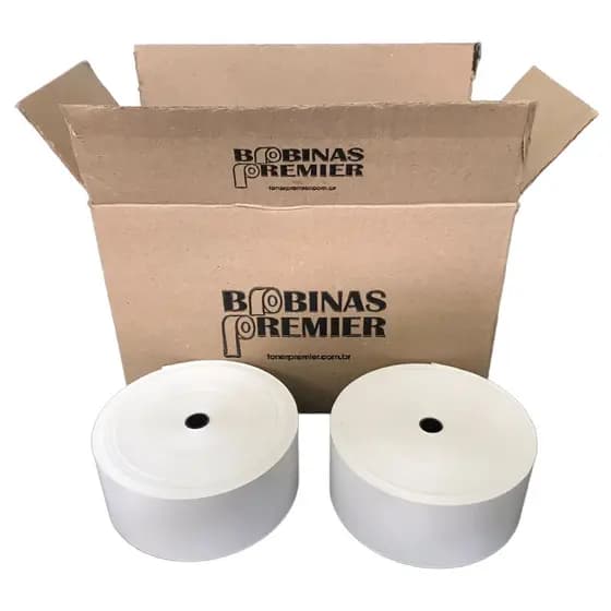 6 Rolos Bobina Térmica 57x300 Branca | RW TECH, TOPDATA, TRIX, DIMEP, DIXI, HENRY, MADIS, CONTROL ID