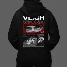 Blusa Moletom Canguru Com Capuz Veigh Rapper Cantor Unissex