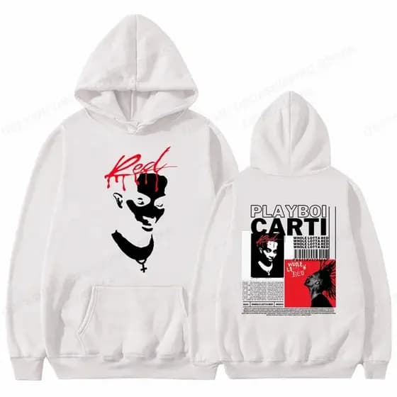 Blusa Moletom Canguru Rapper Playboi Carti Hoodie Musica Unissex