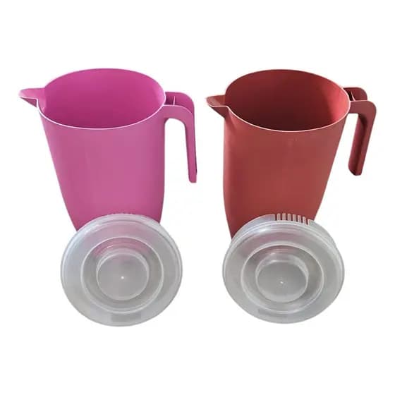 Kit Jarra De Suco Àgua 3 Litros + 4 Copos 250ml Plástico