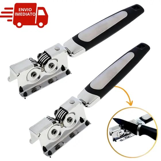Kit 1 ou 2 Afiadores de Facas e Tesouras Inox Para Cozinha Restaurante