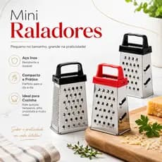 Mini Ralador Inox Para Limão Queijo Nozes Canela Cozinha Kit