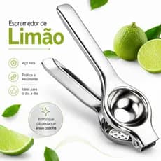 Espremedor de Limão Inox Gourmet 20cm Maciço Super Resistente Cozinha