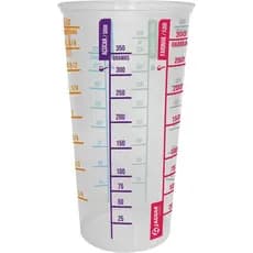Copo Medidor 500ml Para Litros Xícaras E Gramas Plástico Cor Transparente
