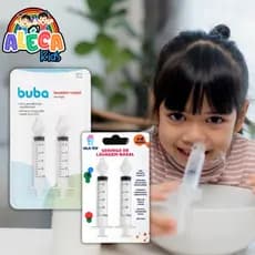 Lavador Nasal Seringa Com Ponta Em Silicone 1 ou 2 Unidades