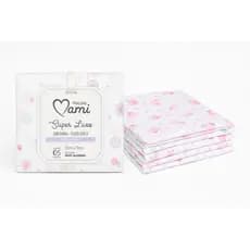 Kit Fraldas de Pano Luxo Mami 5 Unidades Estampadas com Bainha e Tecido Dupla 100% Algodão 70x70cm