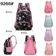 Mochila Bolsa Feminina Escolar Juvenil Adulto Grande capacidade à prova d'água 9266