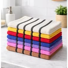 Kit 6 Toalhas Dubai Banho Banhão 100% algodão Ótima absorção 1120x60cm