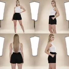 SHORT COM BOLSO DUNA CASUAL PRIMAVERA/VERÃO ENVIO INMEDIATO LEIA A DESCRIÇÃO!