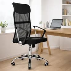 Cadeira Presidente Executiva Ergonômica Ajuste Altura Escritório com sistema Relax