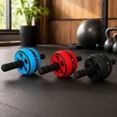 Roda Abdominal Com Pegada Ergonômica Antiderrapante Equipamento Fitness Corporal