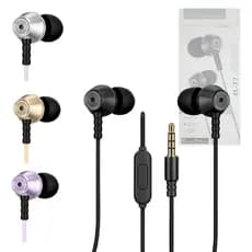 Fone De Ouvido Altomex AL-T2 Com Fio Metal Estéreo Premium