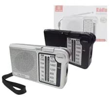 Mini Rádio De Bolso Am Fm Retro Portátil Kapbom Ka-3323 Original Com Saída Fone P2