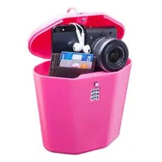 Bolsa de Praia Com Alça Bolsinha Com Senha Antifurto Praia Bolsa Plástico Tipo Silicone