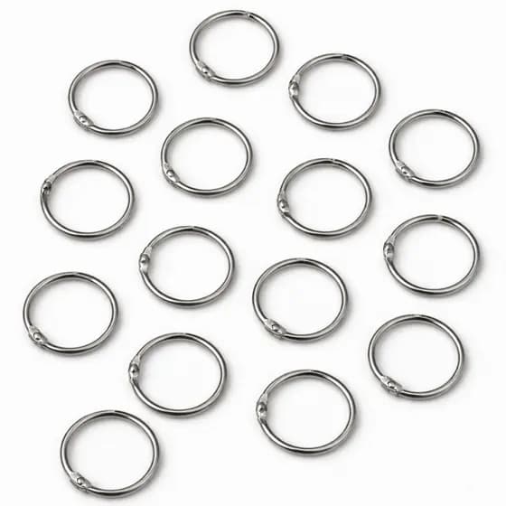Pacote Com 12 Argolas Articulada 4cm (40mm) Prata Ou Dourada