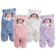 1pc Confortável E Macio Saco De Dormir Do Bebê, Adequado Para Casa Ou Viagens, Versão Outono/Inverno