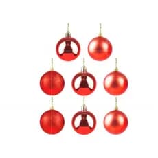 Bolas De Natal Enfeite lisa 3cm 7pcs