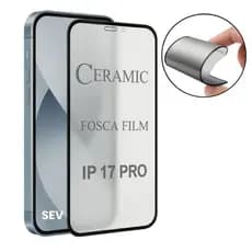 Película Premium Para iPhone 17 Pro Cerâmica Anti Impacto Fosca