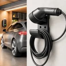 Suporte De Parede Carregador Carro Elétrico Completo Tipo 2 Compatível Com BYD BMW Volvo Tesla Geely GWM GAC Porsche