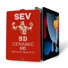 Película Protetora Ceramica Transparente Para iPad 7/8/9 Tela 10.2
