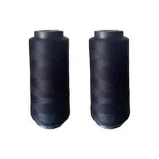 Kit 2 Linhas de Costura 120 Reta de 2.000 Jardas, Cor Branco, Preto e Colorido