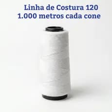 Linha De Costura 120 De 1.000 metros, Branco, Preto e Colorido