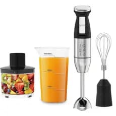 Mixer 5 em 1 Multifuncional com Turbo – Processador, Triturador e Batedor 110V/220V