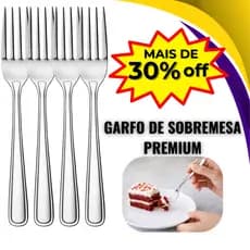 100 Garfos de Sobremesa Inox – Kit Econômico e Resistente para Confeitarias, Eventos e Cafeterias