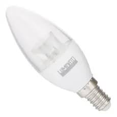 Lâmpada LED Vela Cristal 4,5w 207lm IRC80 E14 Bivolt Luminatti Luz 3000k 4000k 6000k Iluminação Casa