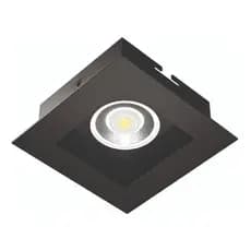 Spot Embutir Recuado Quadrado Alumínio Para Lâmpada Dicróica MR16 GU10