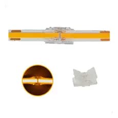 Kit 10 Conector Emenda Reta Sem Solda P/ Fita Led Cob 8mm