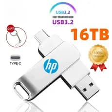 Pen Drive Usb-C flash 2 Em 1 OTG Metálico 3.0 Disco 64GB 128GB 256G USB3.0 Pendrive Duplo