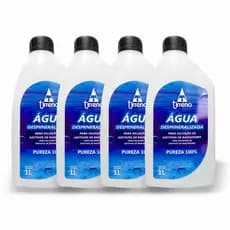 KIT 4 UNI AGUA DESMINERALIZADA TIRRENO 1LT